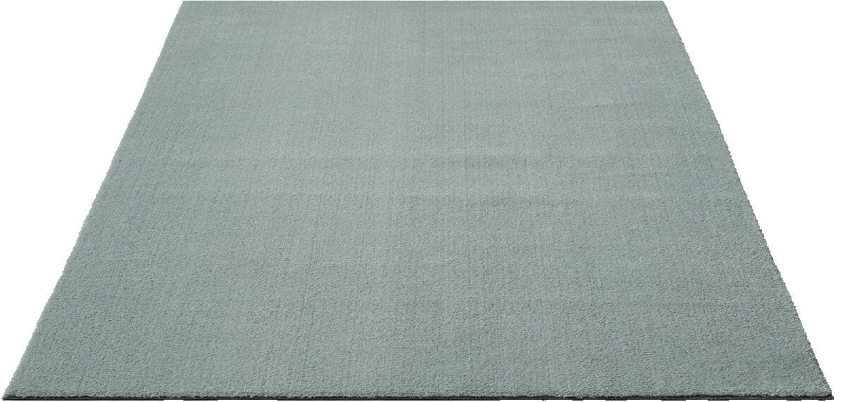 Karpet24 Loft – Luxe Fluweelzacht Effen Vloerkleed in Blauw, Modern & Stijlvol — detail weefsel