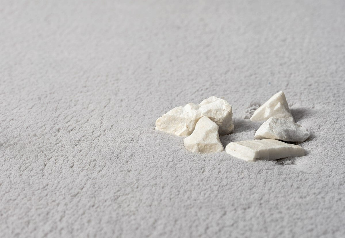 Karpet24 Loft – Luxe, Fluweelzacht Effen Vloerkleed in Grijs, Modern & Stijlvol - Vooraanzicht