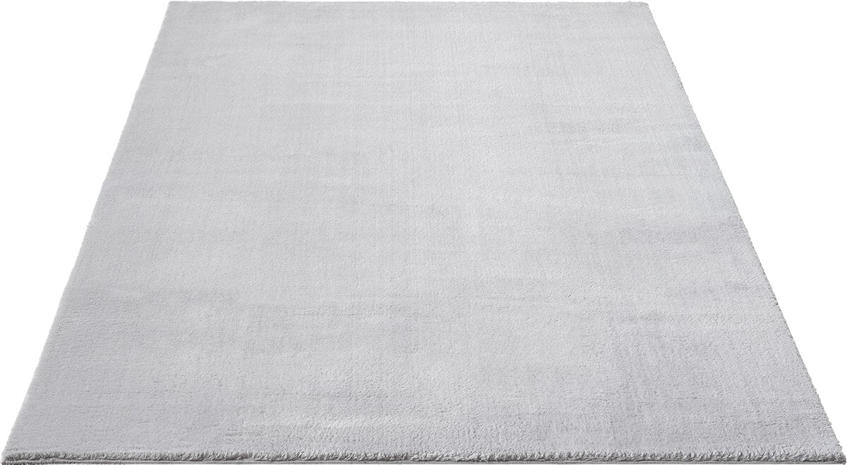 Karpet24 Loft – Luxe, Fluweelzacht Effen Vloerkleed in Grijs, Modern & Stijlvol — detail weefsel