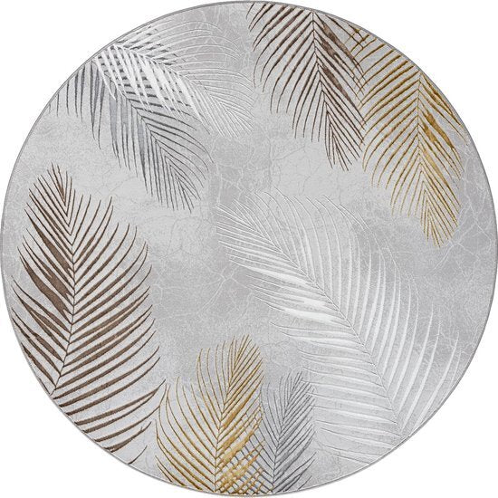 Karpet24 Modern Vloerkleed Creation - Laagpolig met Hoog-Laag Effect, Grijs — sfeerbeeld in interieur