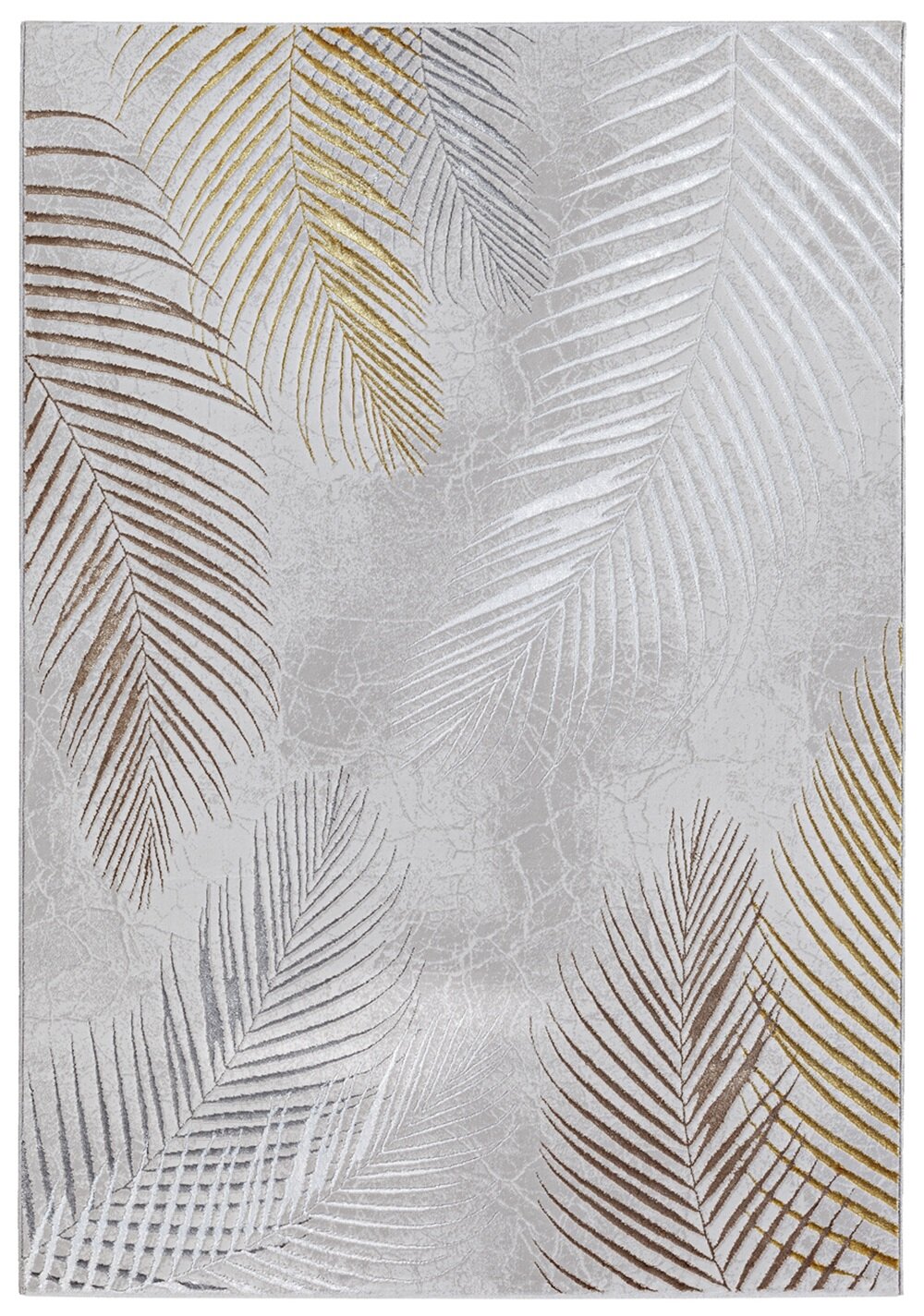 Karpet24 Modern Vloerkleed Creation - Laagpolig met Hoog-Laag Effect, Grijs — detail weefsel
