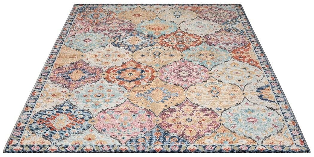 Karpet24 Salsa – Stijlvol Vintage Binnen- & Buiten vloerkleed, Meerkleurig — sfeerbeeld in interieur