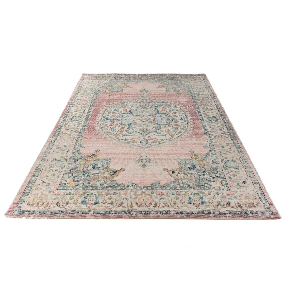 Karpet24 Salsa – Vintage Style Vloerkleed, Weerbestendig & UV-bestendig voor Binnen & Buiten — hoek