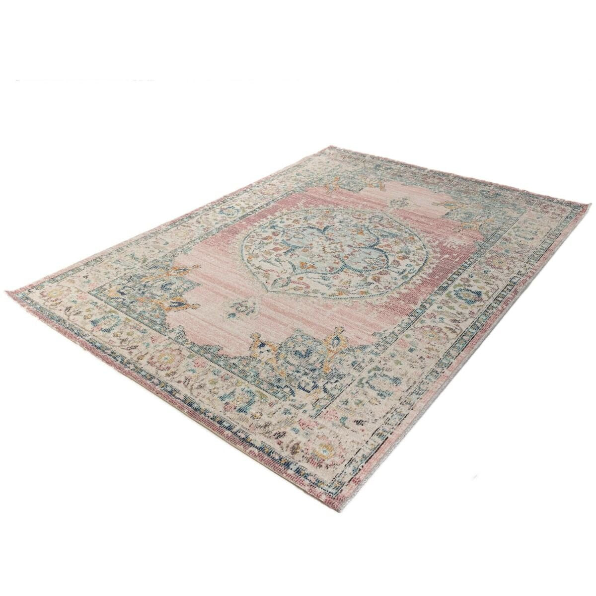 Karpet24 Salsa – Vintage Style Vloerkleed, Weerbestendig & UV-bestendig voor Binnen & Buiten — bovenaanzicht