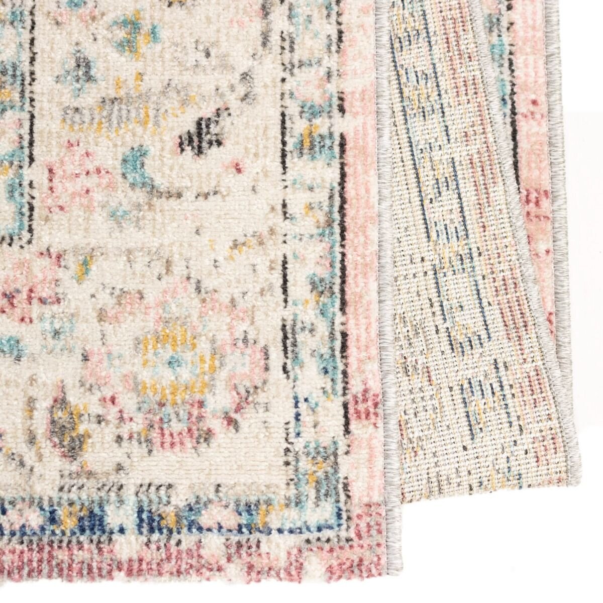 Karpet24 Salsa – Vintage Style Vloerkleed, Weerbestendig & UV-bestendig voor Binnen & Buiten — hoekdetail