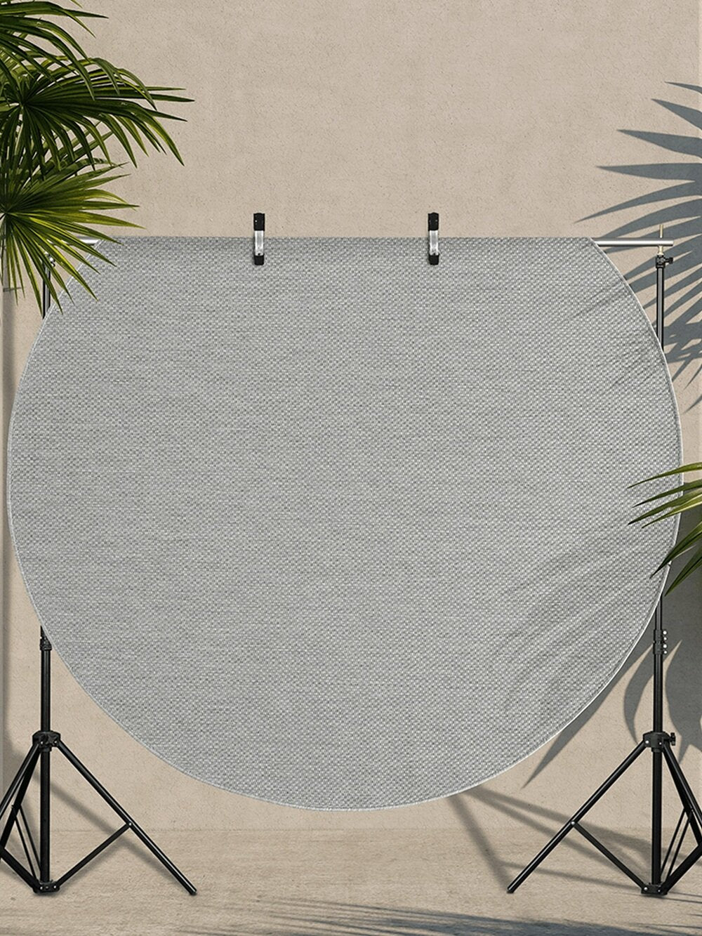 Karpet24 Sisal – Modern Effen Vloerkleed voor Binnen & Buiten, Grijs — hoek