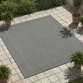 Karpet24 Sisal – Modern Laagpolig Vloerkleed voor Binnen & Buiten Antraciet