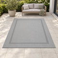 Karpet24 Sisal – Modern Laagpolig Vloerkleed voor Binnen & Buiten in Grijs