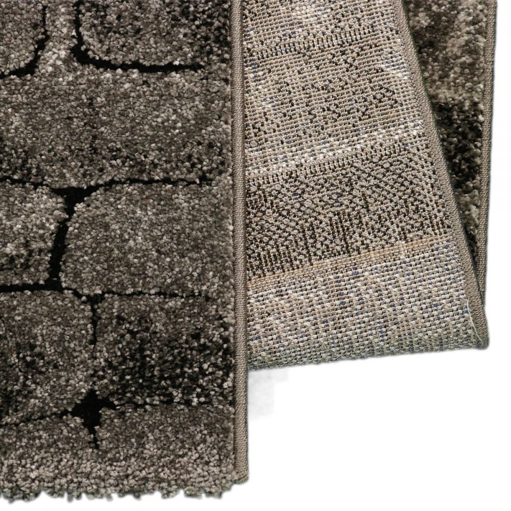 Merinos - Muur Design Vloerkleed - Ibiza 20270-95 - Grijs — detail weefsel
