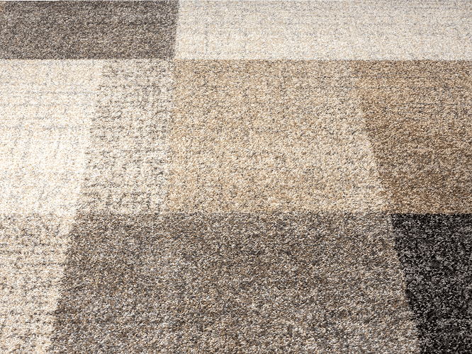 Modern Blokdesign Laagpolig Vloerkleed – Stijlvol, Warm & Tijdloos voor Elk Interieur — hoek