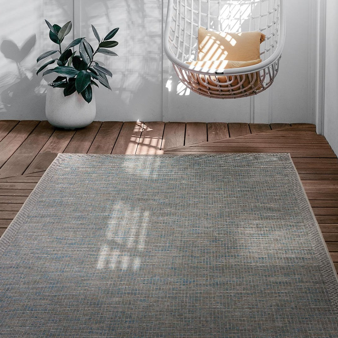 Ottowa Buitenvloerkleed - turquoise