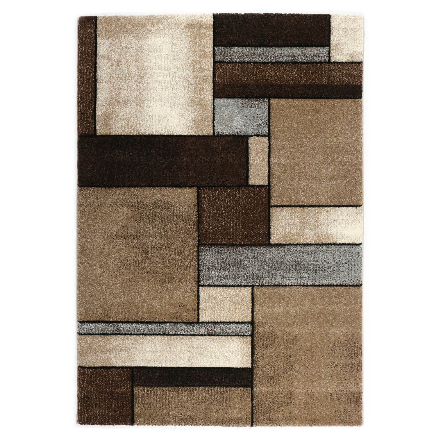 Vloerkleed Brilliance 661-71 Brown — hoek