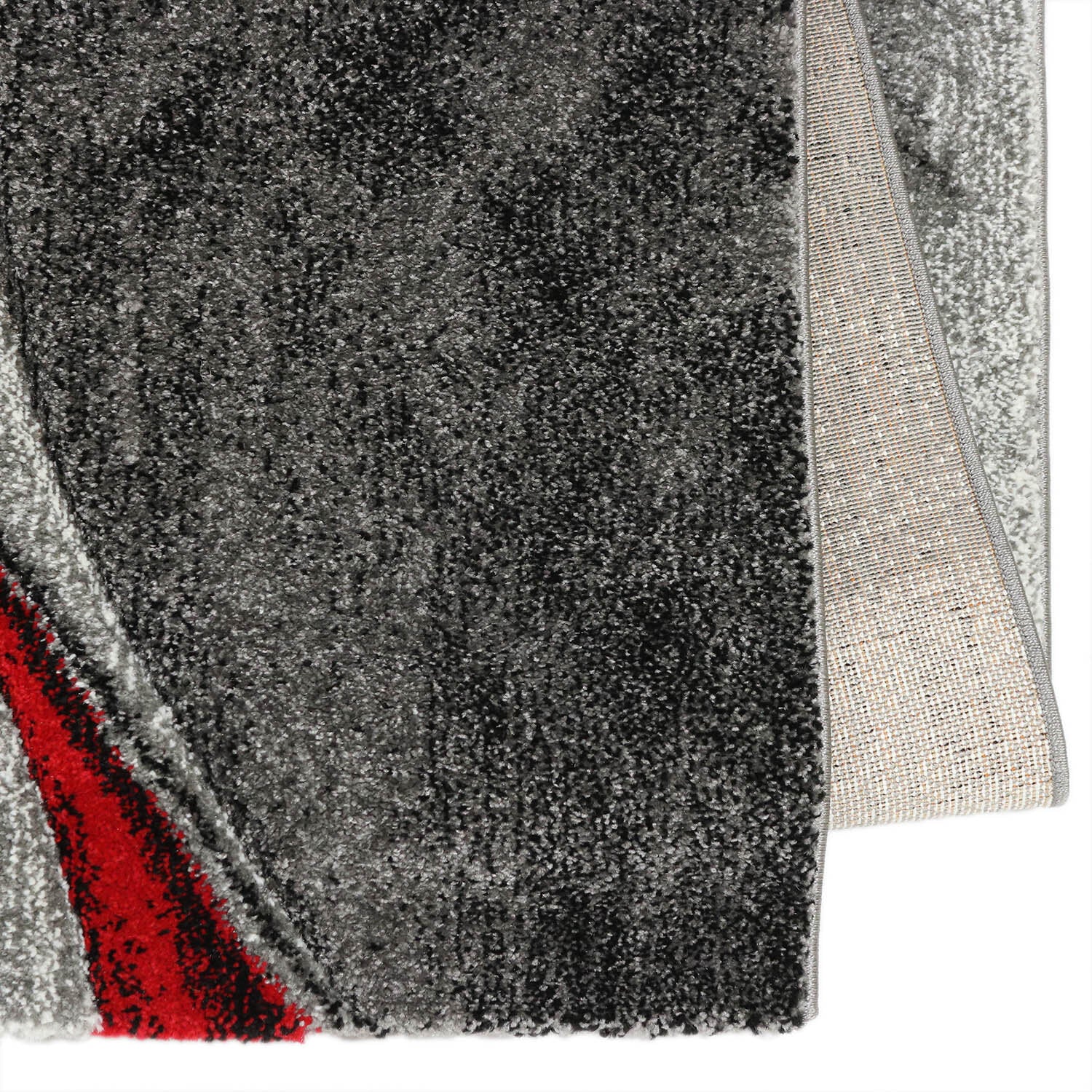 Vloerkleed Brilliance 662-910 Red — bovenaanzicht
