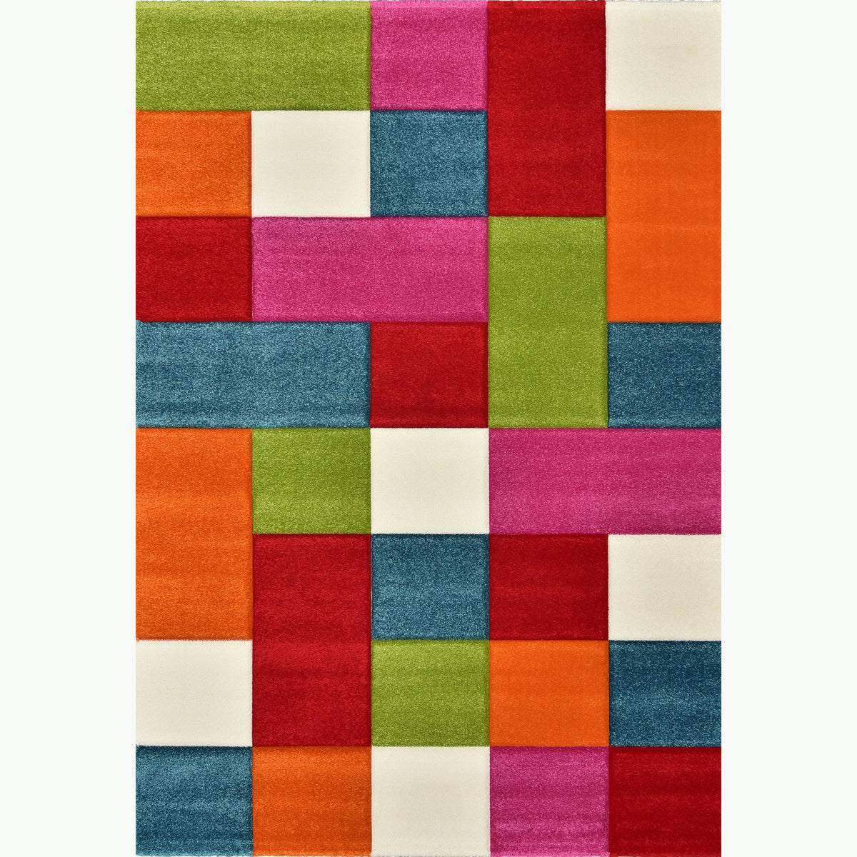 Vloerkleed Diamond Kids Multicolour – Kleurrijk Kleed in Drie Maten