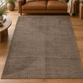Rug Elio 2251 Brown – A warm woven rug with a low pile
