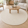 Tapis Elio 2325 Crème – Rond avec des poils doux de 14 mm