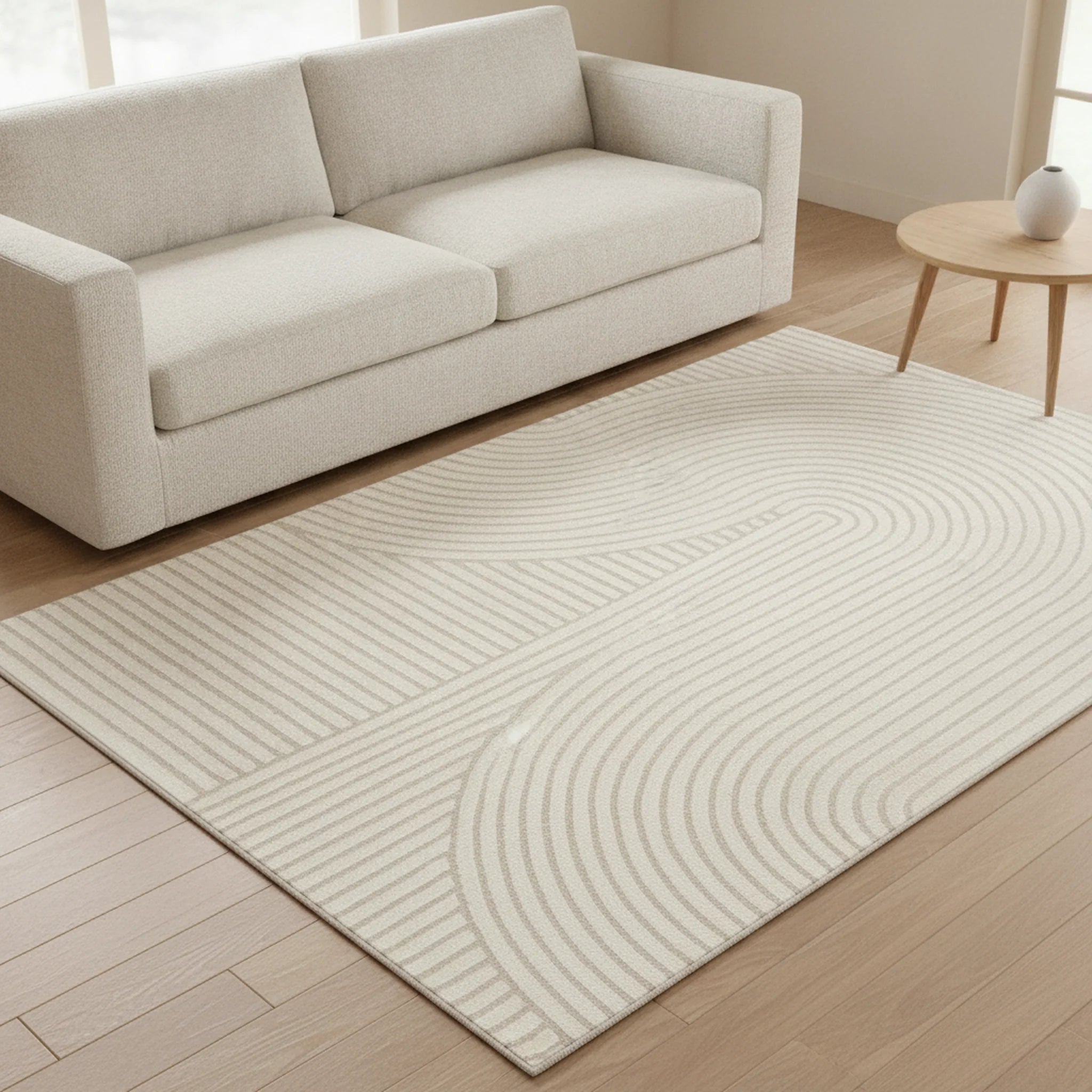 Vloerkleed Elio Kids Beige – Kindervloerkleed Zacht | Merinos - Sfeerbeeld