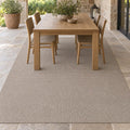 Helsinki Rug Taupe – Crisp Flat Weave for Hallway and Dining Room
