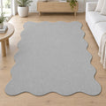 Vloerkleed Loft Shape 42 Grijs – Geweven Vormenmotief in Drie Maten