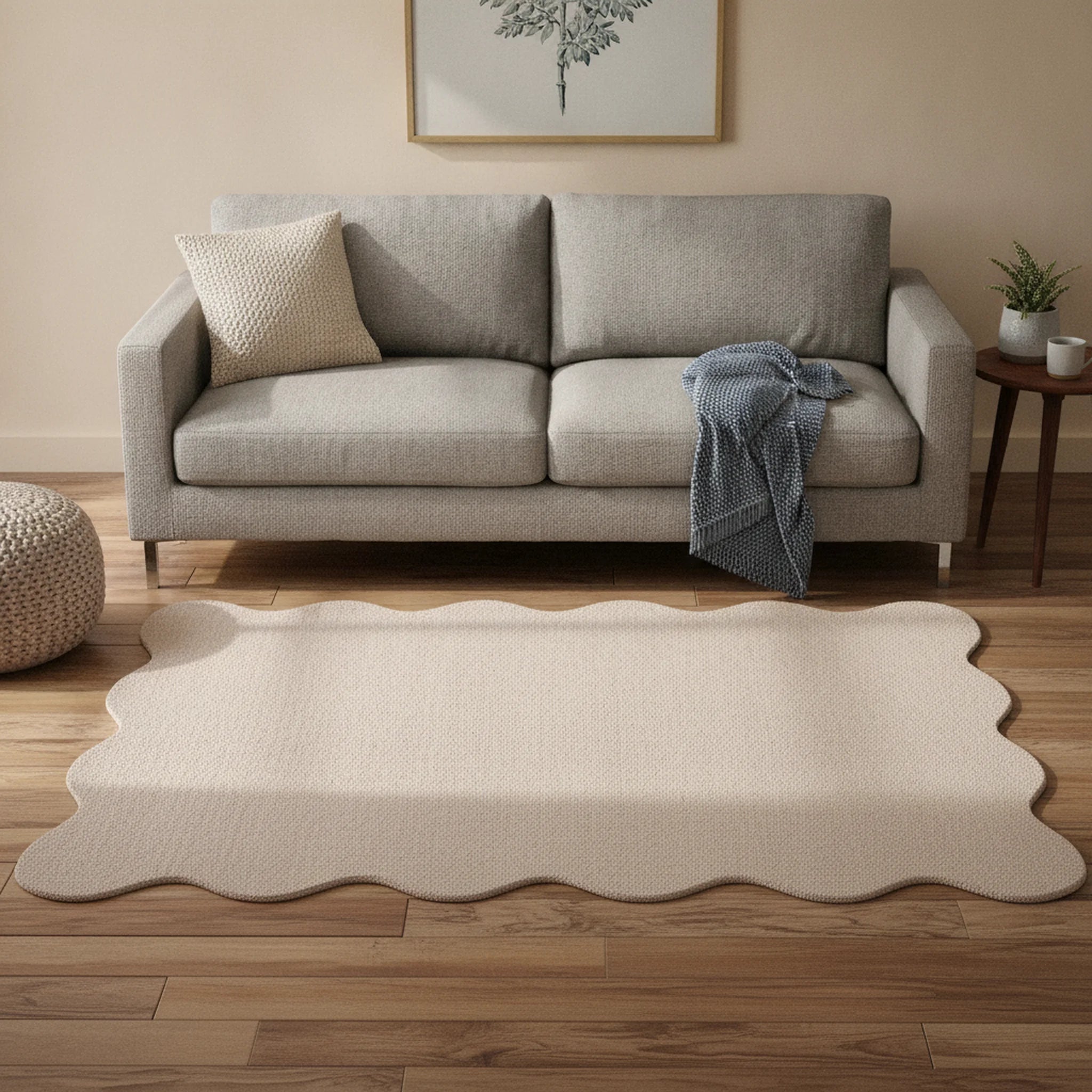 Vloerkleed Loft Shape Blush – Modern Shape - Sfeerbeeld