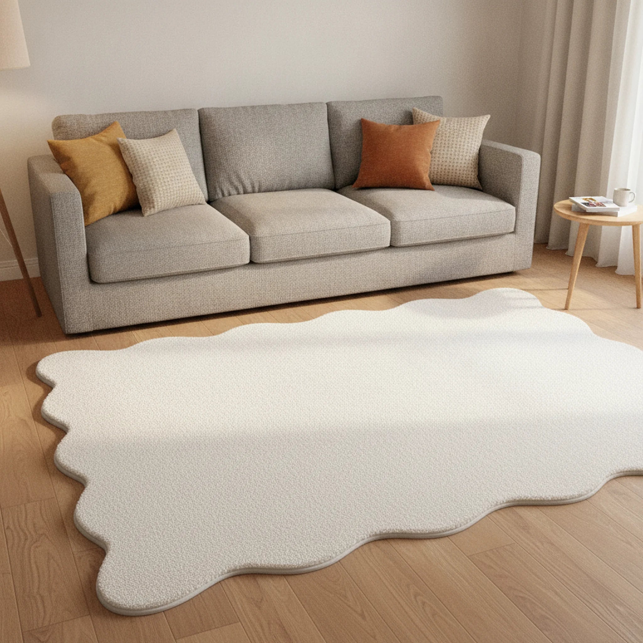 Vloerkleed Loft Shape Crème – Modern Shape | Merinos - Sfeerbeeld