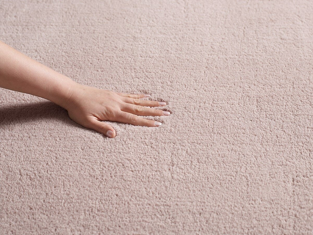 Vloerkleed Loft Shape – Zacht Hoogpolig Vloerkleed in Blos (Blush), Wasbaar tot 30° & Pluizig - Vooraanzicht