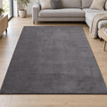 Vloerkleed Loft Washable Antraciet – Wasbaar Vloerkleed in Donkergrijze Tint