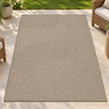 Teppich Maestro Beige – Heller Außenteppich mit fester Sisalstruktur