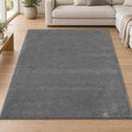 Vloerkleed Montana Antraciet – Effen Geweven met 17 mm Pool