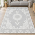 Nepal 6403 Grey Rug – woven acrylic with a natural jute backing