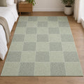 Nobu 1808 Green Rug – woven with a firm jute backing