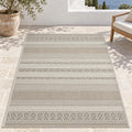 Ottawa 22565 Beige Rug – Weatherproof and Flat-Woven