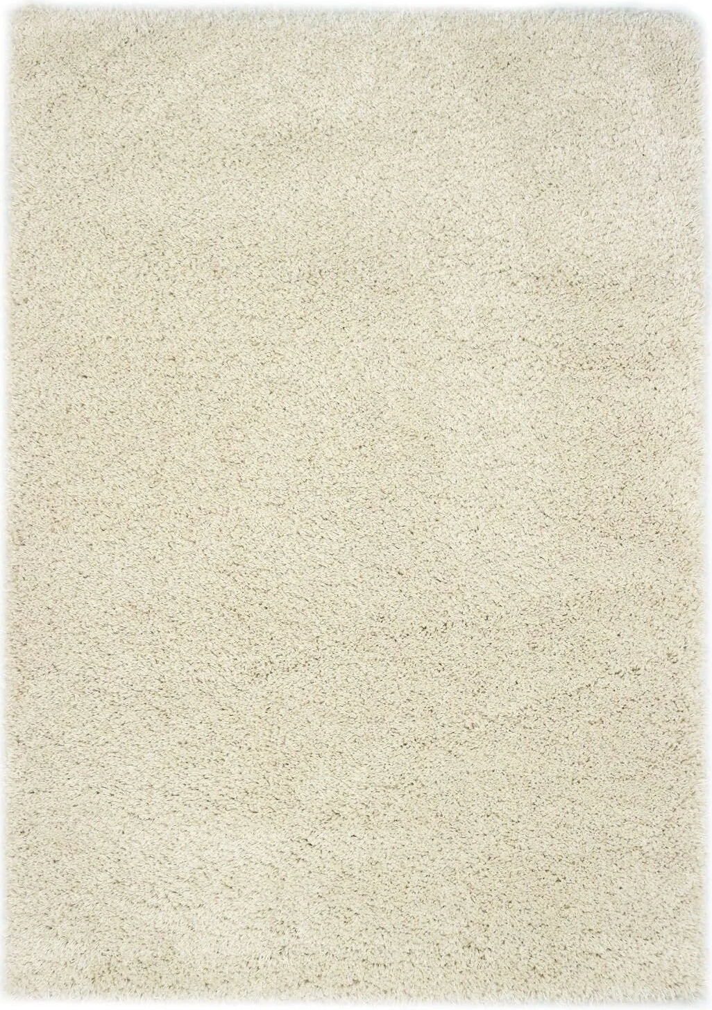 Hoogpolig Vloerkleed Shaggy Deluxe  crème - Vooraanzicht