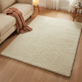 Hoogpolig Vloerkleed Shaggy Deluxe  crème