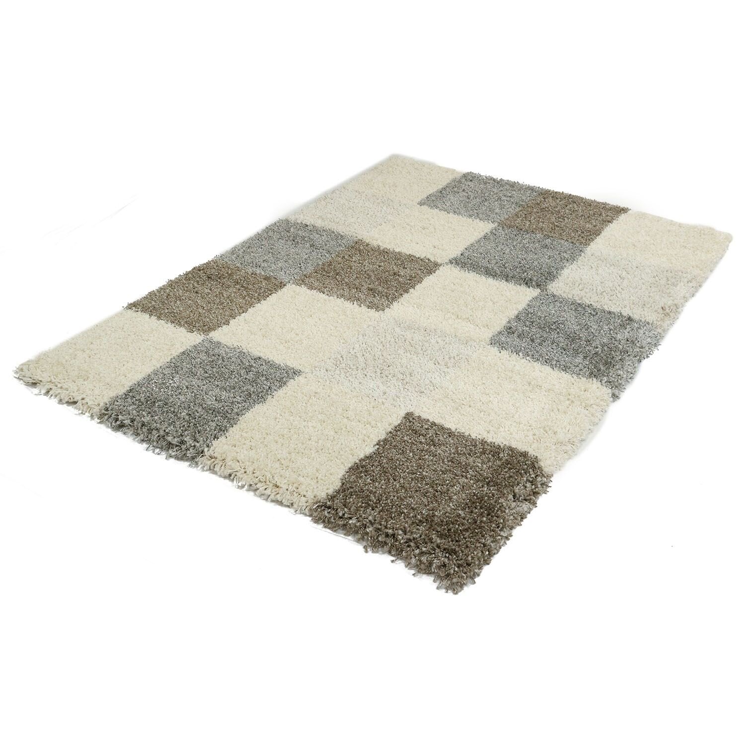Vloerkleed Shaggy Deluxe 5505-161 Beige - Vooraanzicht