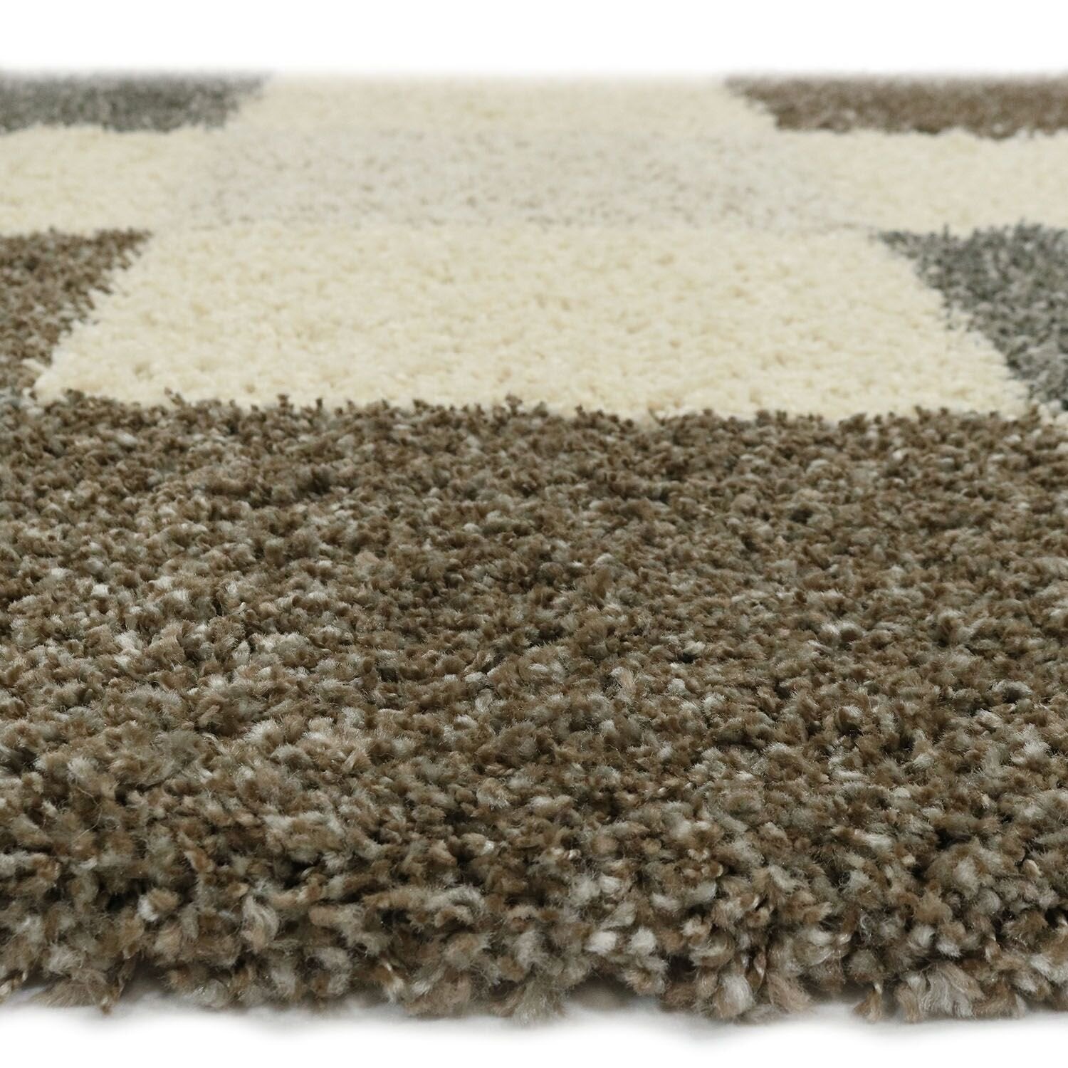 Vloerkleed Shaggy Deluxe 5505-161 Beige — sfeerbeeld in interieur