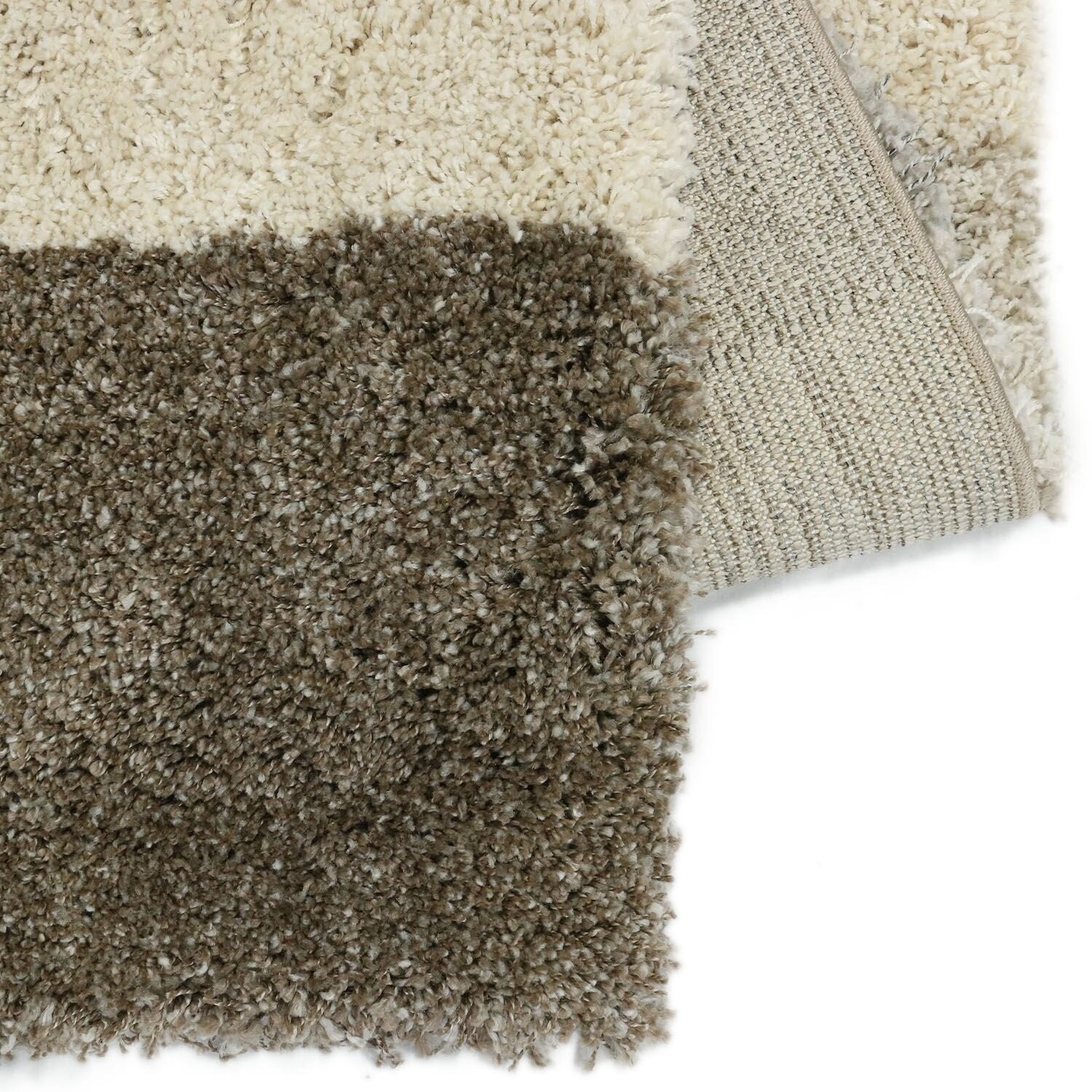 Vloerkleed Shaggy Deluxe 5505-161 Beige — hoek