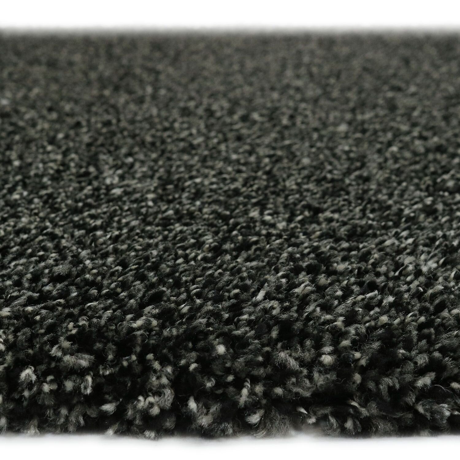 Vloerkleed Shaggy Deluxe 5533-90 Black-Melange - Detail