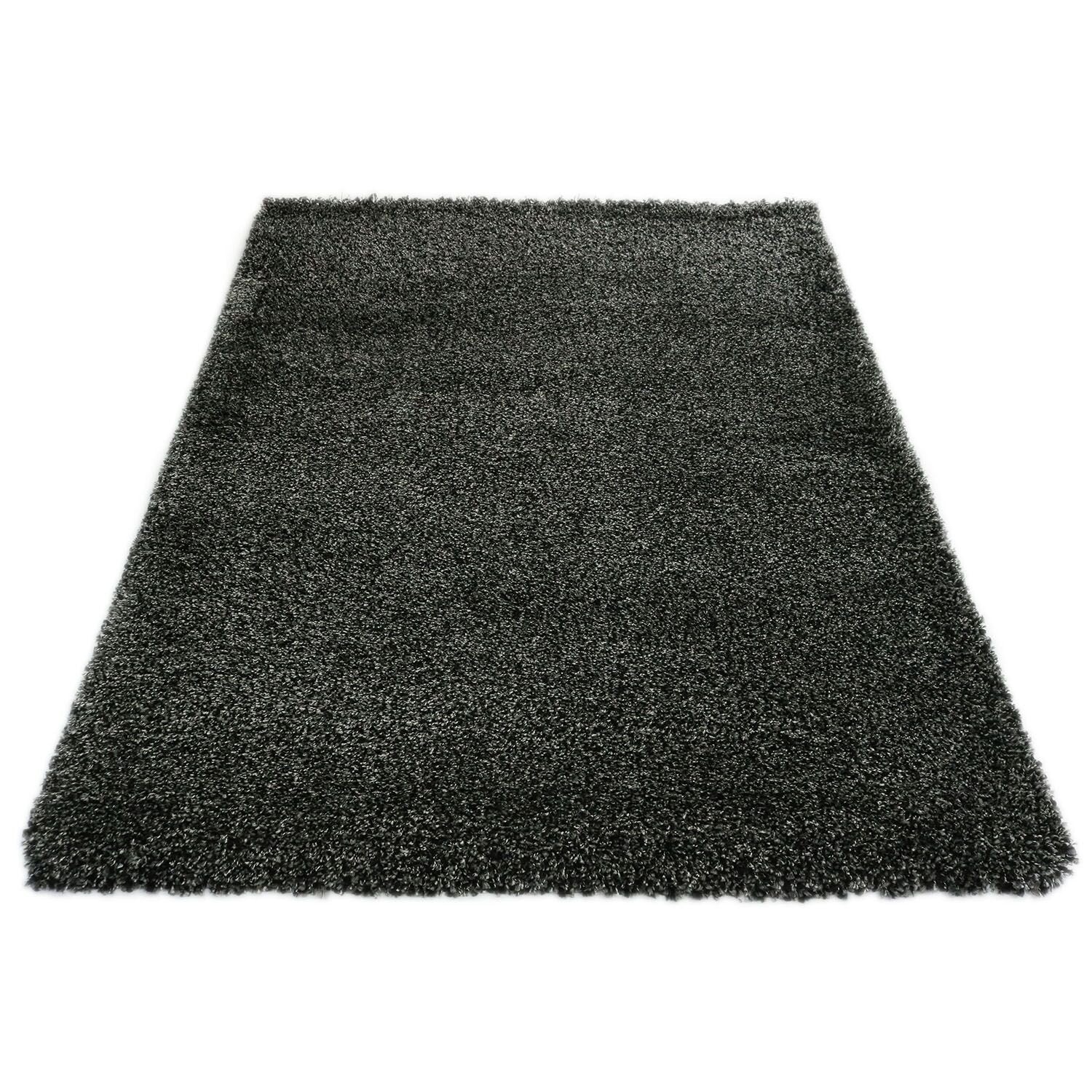 Vloerkleed Shaggy Deluxe 5533-90 Black-Melange — sfeerbeeld in interieur