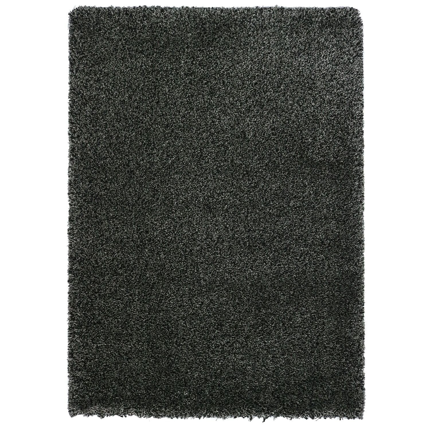 Vloerkleed Shaggy Deluxe 5533-90 Black-Melange — bovenaanzicht