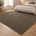 Hoogpolig Vloerkleed Shaggy Deluxe Taupe