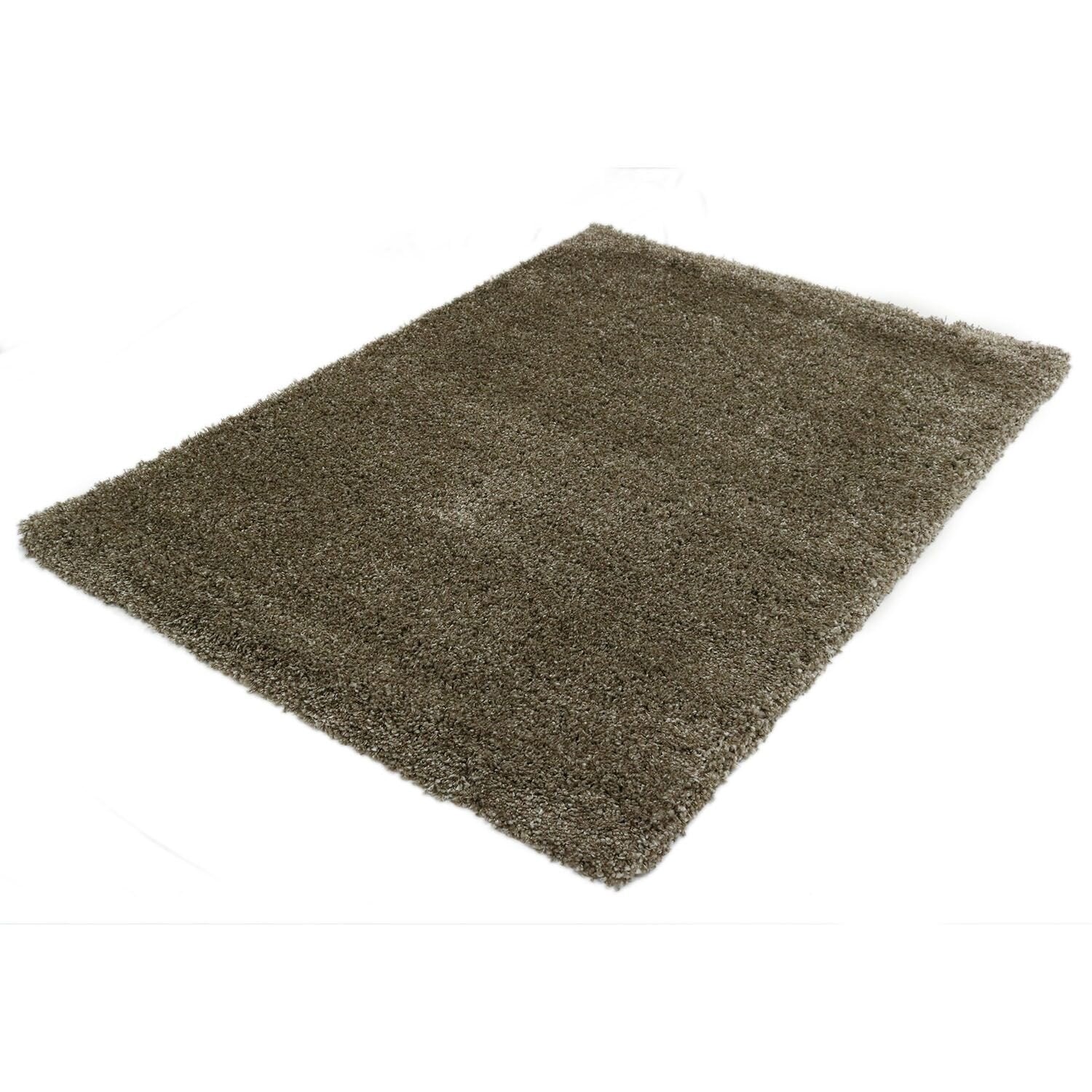 Vloerkleed Shaggy Deluxe 5533-95 Taupe - Vooraanzicht