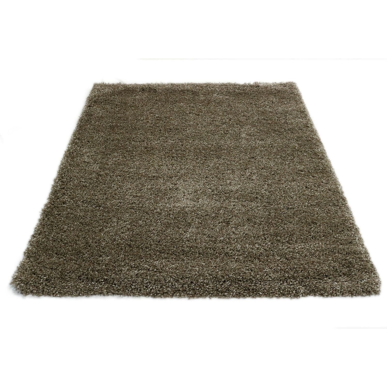 Vloerkleed Shaggy Deluxe 5533-95 Taupe — hoek