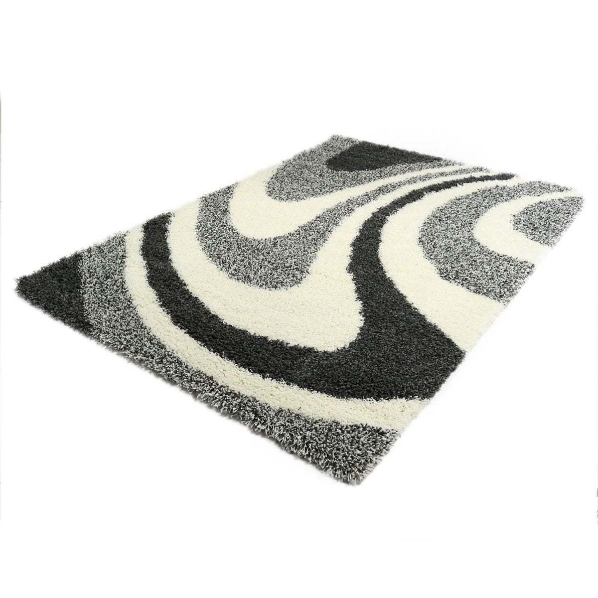 Vloerkleed Shaggy Plus 7110 Grey - Detail