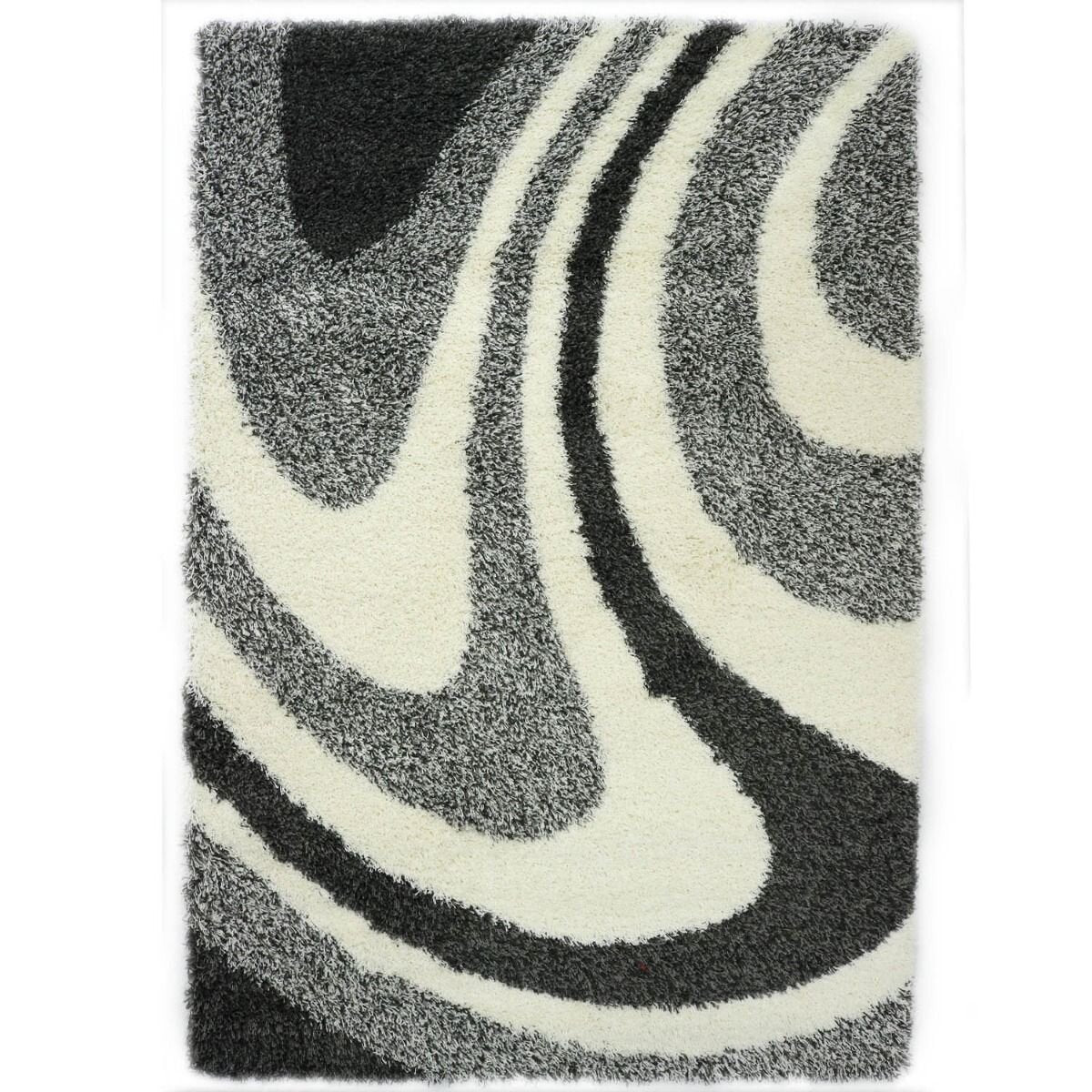 Vloerkleed Shaggy Plus 7110 Grey — hoek