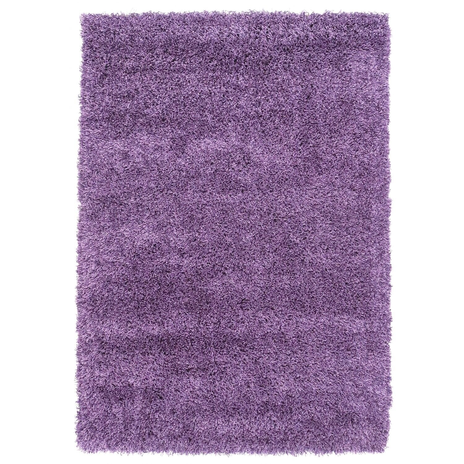 Vloerkleed Shaggy Plus 901-217 LILAC — detail weefsel