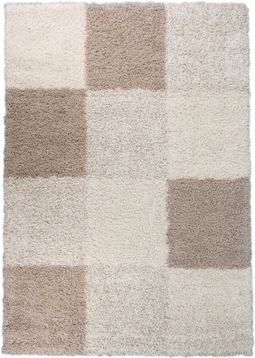 Vloerkleed Shaggy Plus 910 Cream - Vooraanzicht