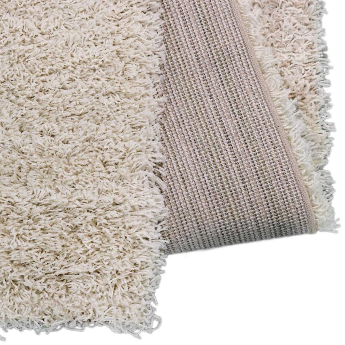 Vloerkleed Shaggy Plus 910 Cream — hoek