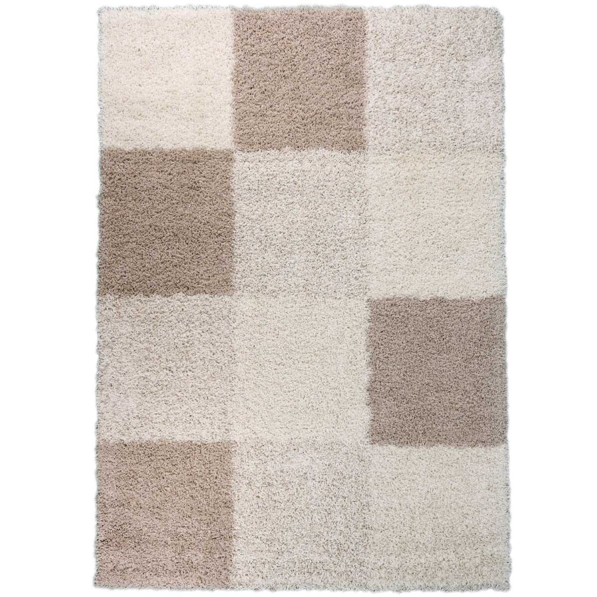Vloerkleed Shaggy Plus 910 Cream — bovenaanzicht