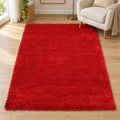 Vloerkleed Shaggy Plus 958 Rood